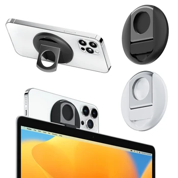Регулируемый магнитный держатель для телефона Сменный съемный магнитный держатель для веб-камеры телефона для MacBook MacOS Ventura для iPhone 14 13 12