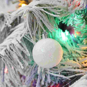 Рождественский шар Украшение Пластиковая елка Висит Заполняемые Небьющиеся Рождественские Безделушки Украшения