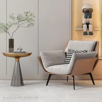 Скандинавский диван Ленивые стулья для гостиной Белый дизайнер Мягкие стулья для гостиной Кресло для спальни Sillones Современная мебель YY50LC