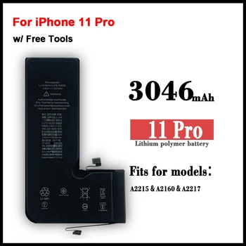 Сменный аккумулятор для аккумуляторов Apple iPhone 11 Pro 11Pro A2215 A2160 A2217