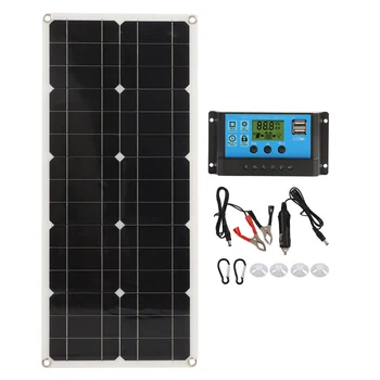 Солнечная батарея 12 В 24 В Адаптивный высокотемпературный устойчивый комплект солнечных панелей Низкое потребление Защита от перезарядки IP65