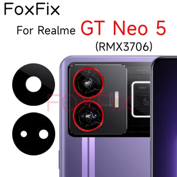  Стеклянный объектив задней камеры для Realme GT Neo 5 Neo5 RMX3706 Замена с клейкой наклейкой