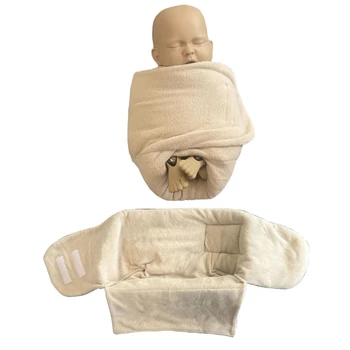 Универсальный коврик для позирования новорожденных Профессиональный наполнитель для фотосъемки новорожденных Коврик из полиэстера для фотографии и домашнего декора