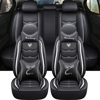Универсальный кожаный чехол на сиденье автомобиля для Fiat Bravo 2 Opel grandland x BMW X1 E84 KIA K7 Kia Carens Аксессуары Внутренние чехлы