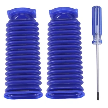  Фитинги для всасывания барабана Синий шланг для запасных частей пылесоса Dyson V7 V8 V10 V11 с отверткой