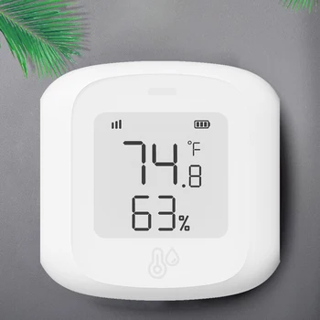 Цифровой ZigBee Smart/WiFi Датчик температуры и влажности ЖК-дисплей Точный гигрометр Измеритель температуры Гигрометр Термометр Детектор