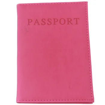  Чехол для обложки паспорта для путешествий Женщины Мужчины Высококачественный держатель кредитной карты для путешествий Документ для удостоверения личности Сумка для паспорта