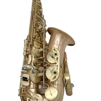 Япония Альт-саксофон A-WO10 модель структуры один к одному Золотая медь Eb Tune Саксофон Альт Деревянные духовые инструменты с коробчатым мундштуком